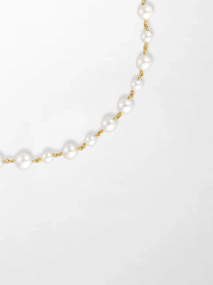 Akoya Pearl Flick-Tie Necklace