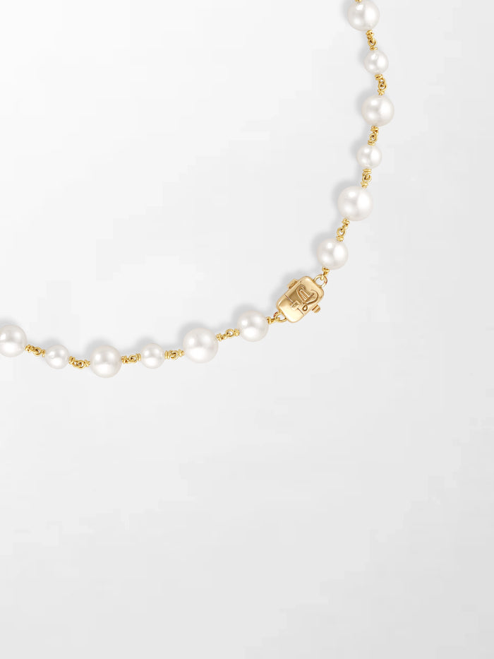 Akoya Pearl Flick-Tie Necklace