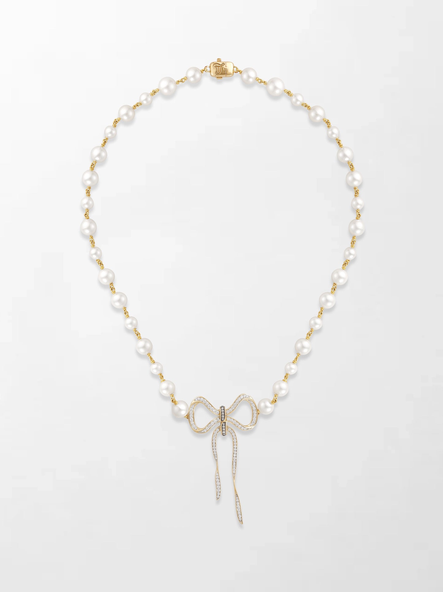 Akoya Pearl Flick-Tie Necklace