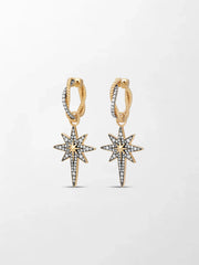 Victorian Star Drop Earrings