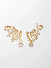 Crescent Climbers Earring