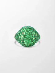 Tsavorite Plush Ring