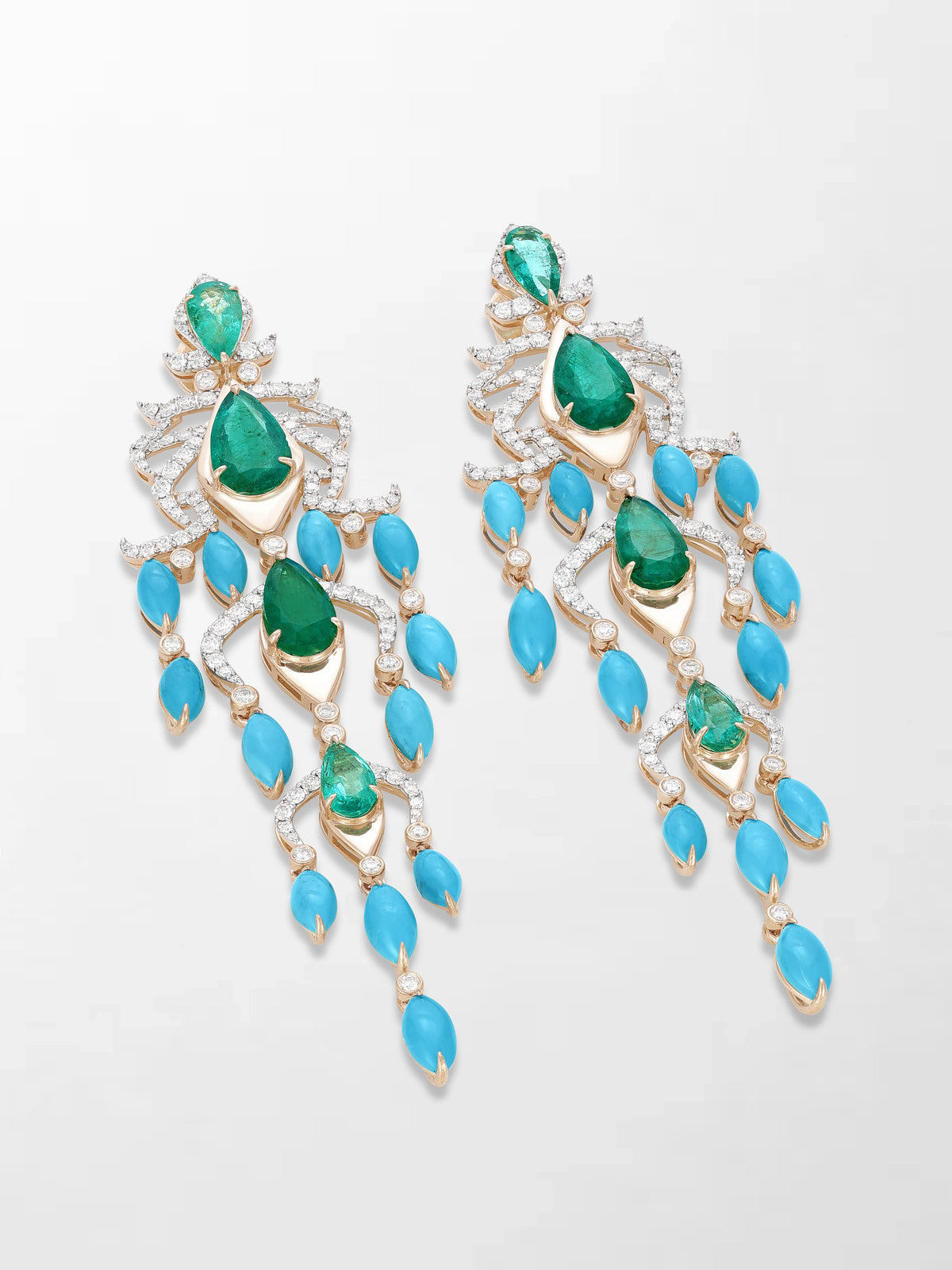Azure Court Turquoise Chandelier