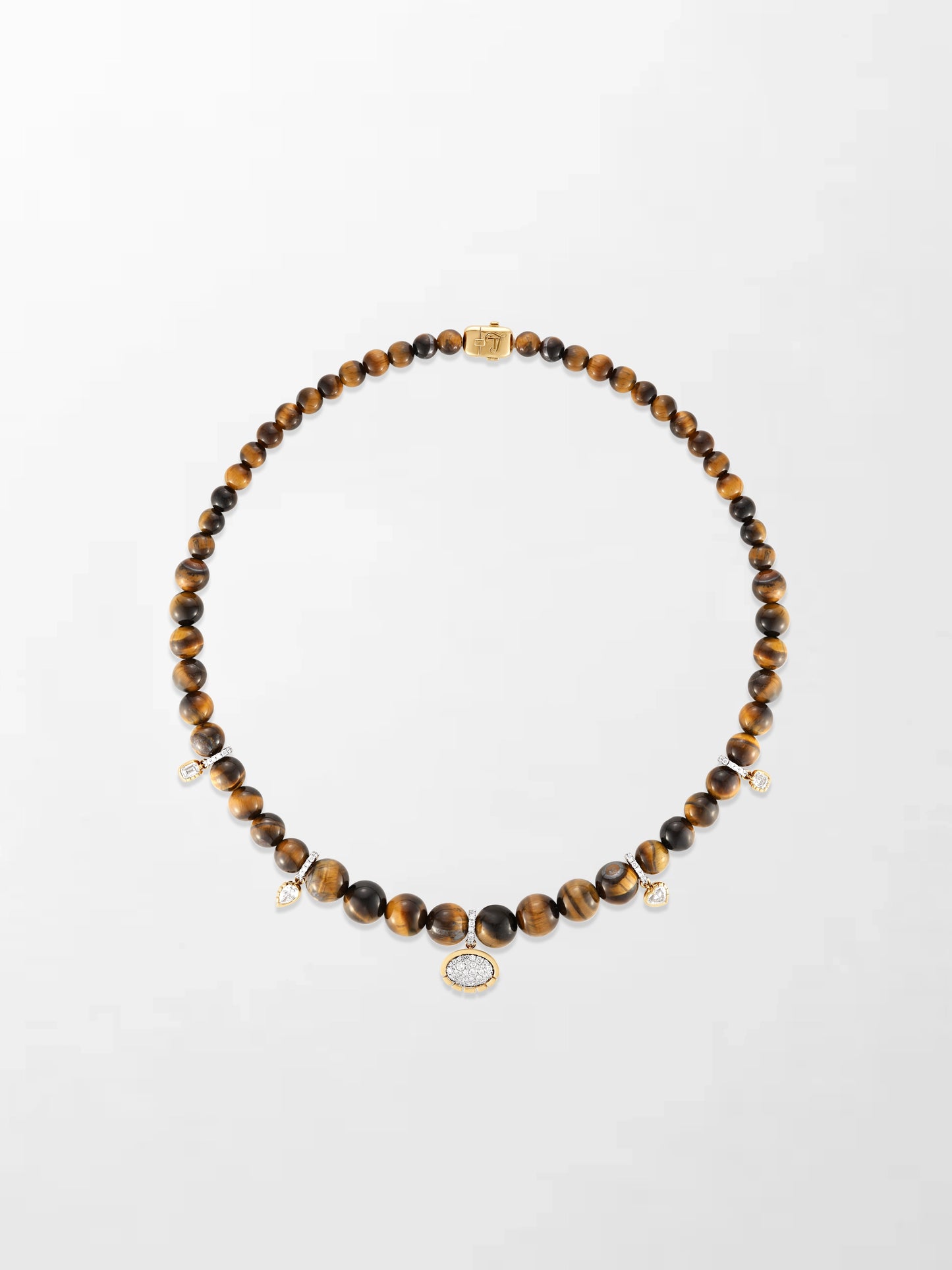 Tiger’s Eye Charm Necklace