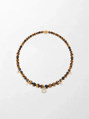 Tiger’s Eye Charm Necklace