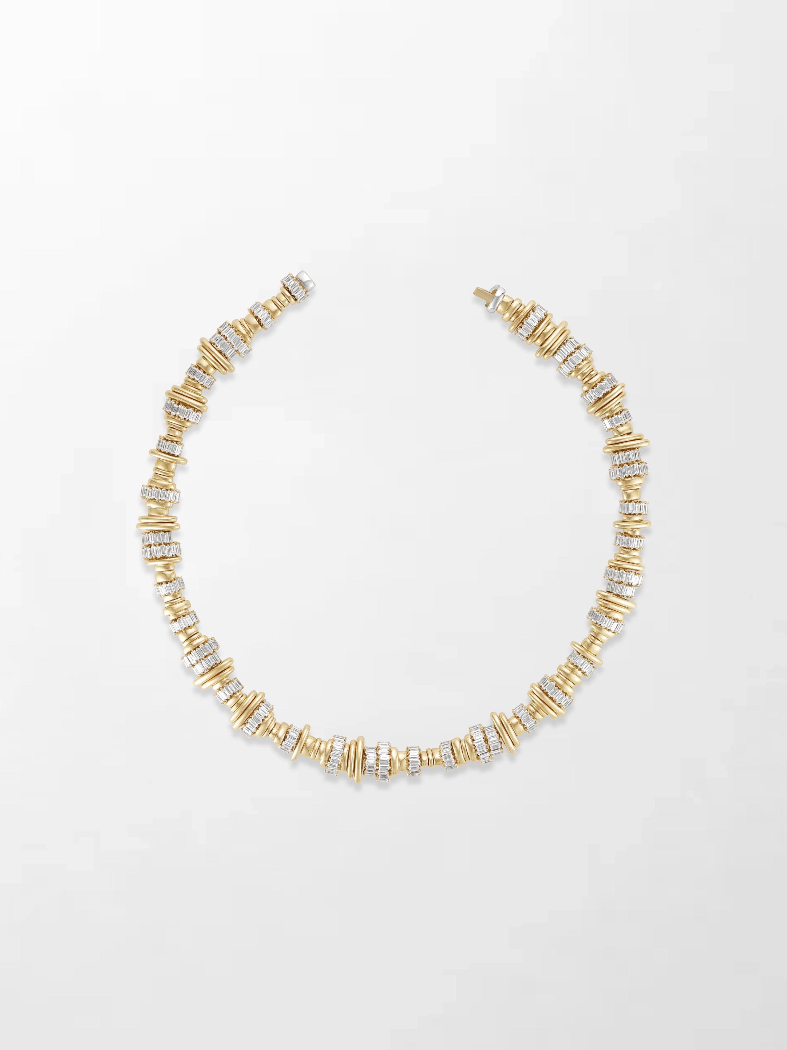 Rondelle Baguette Necklace