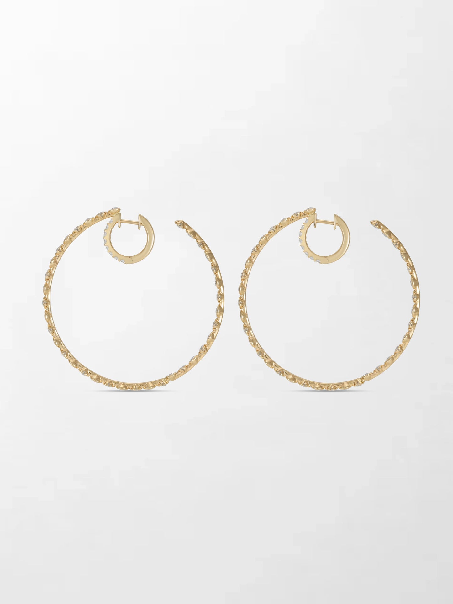 2 inch Split Bezel Double Hoop