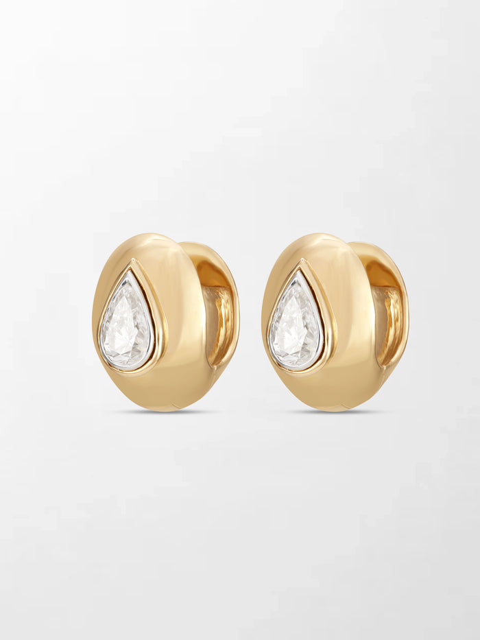 Pear Curve Huggies