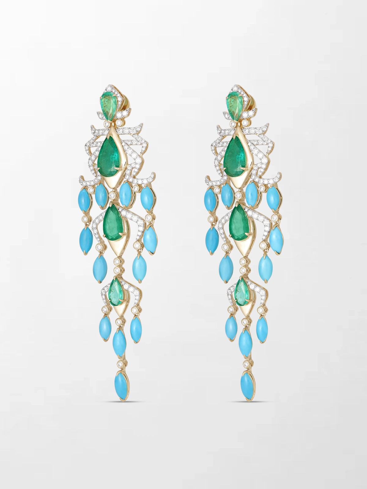 Azure Court Turquoise Chandelier