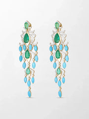 Azure Court Turquoise Chandelier