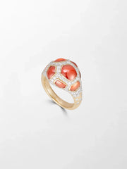 Giraffe Hessonite Ring