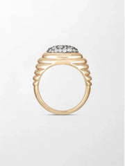 Pavé Rise Pinky Ring