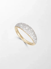 Sleek Pave Diamond Band
