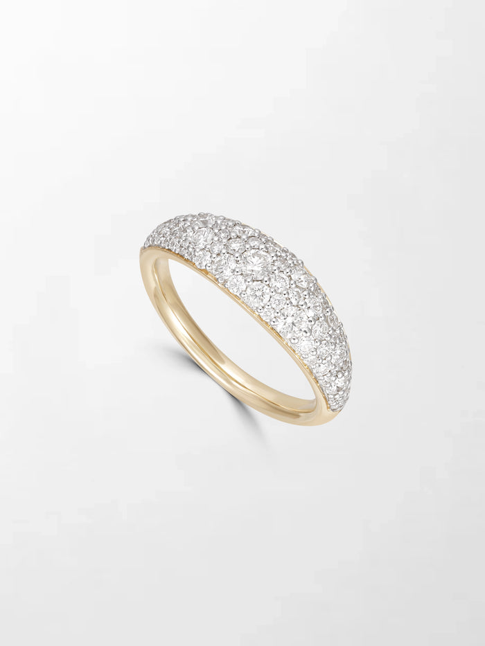 Sleek Pave Diamond Band