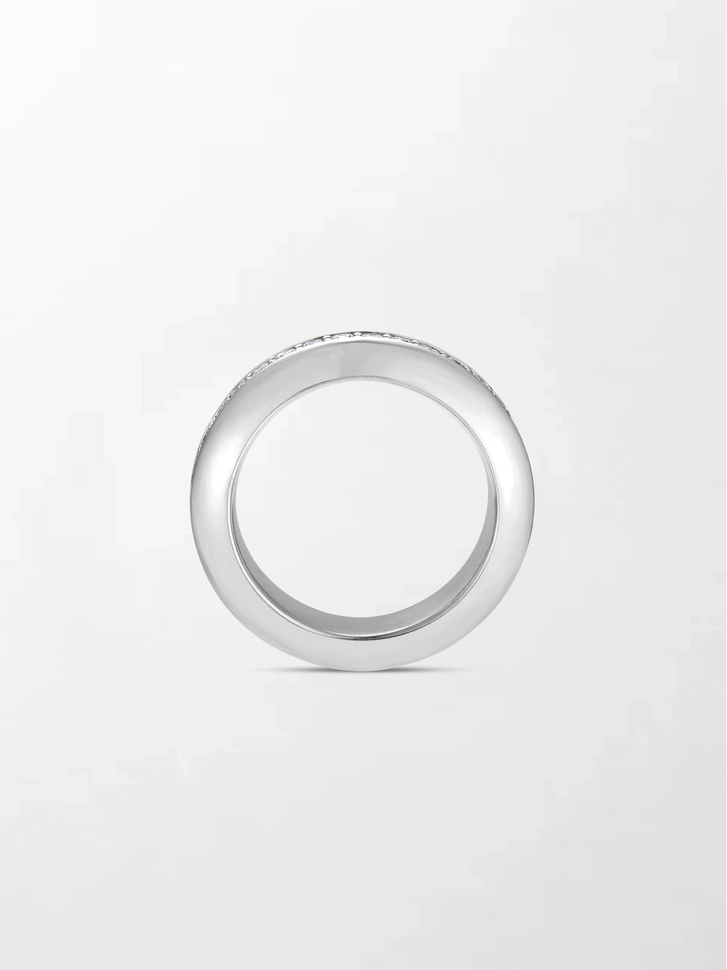 Snow Sphere Diamond Band