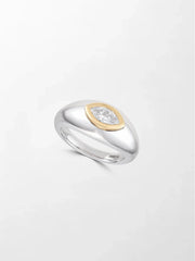 Marquise Duo-Tone Ring