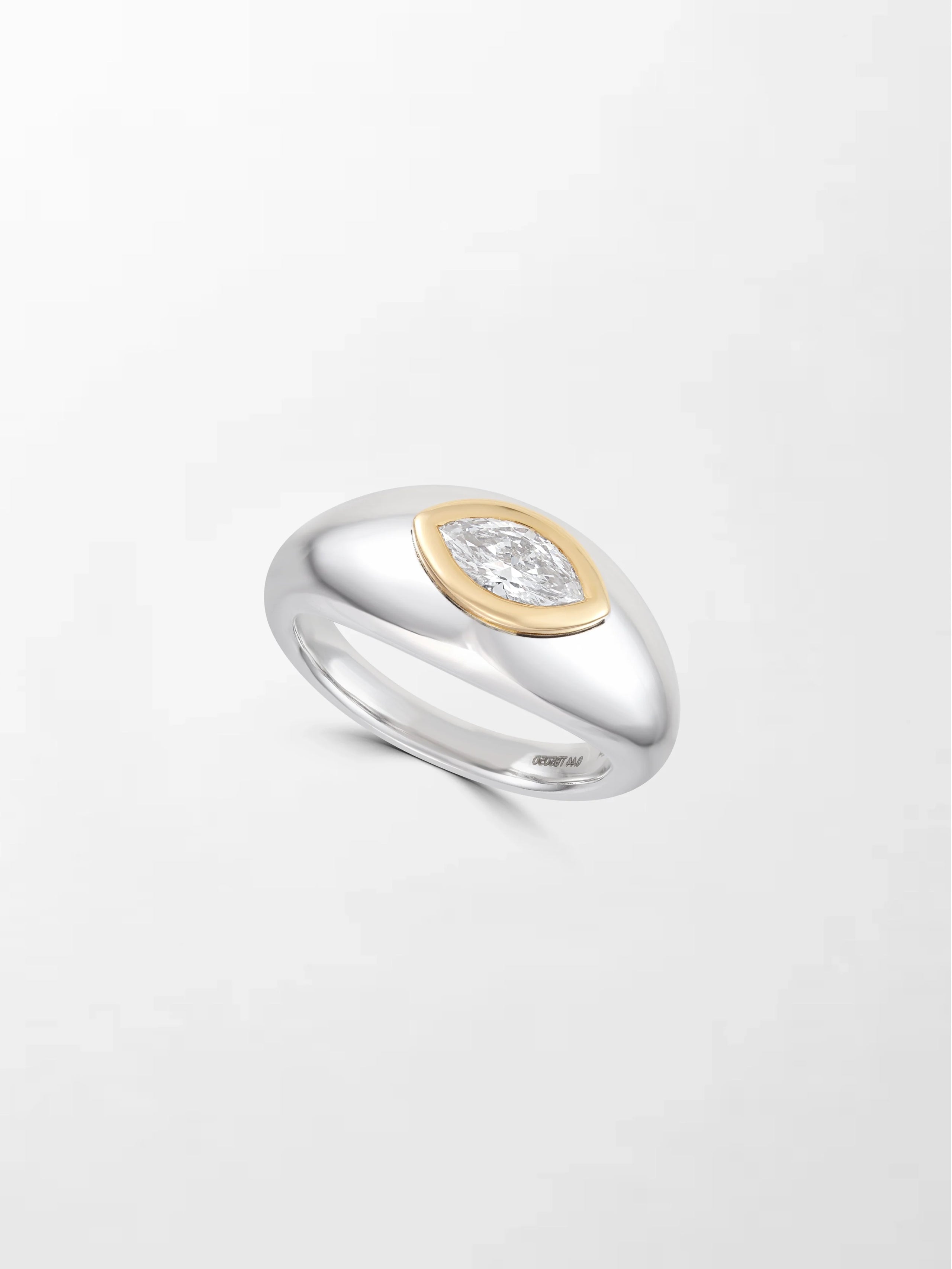 Marquise Duo-Tone Ring