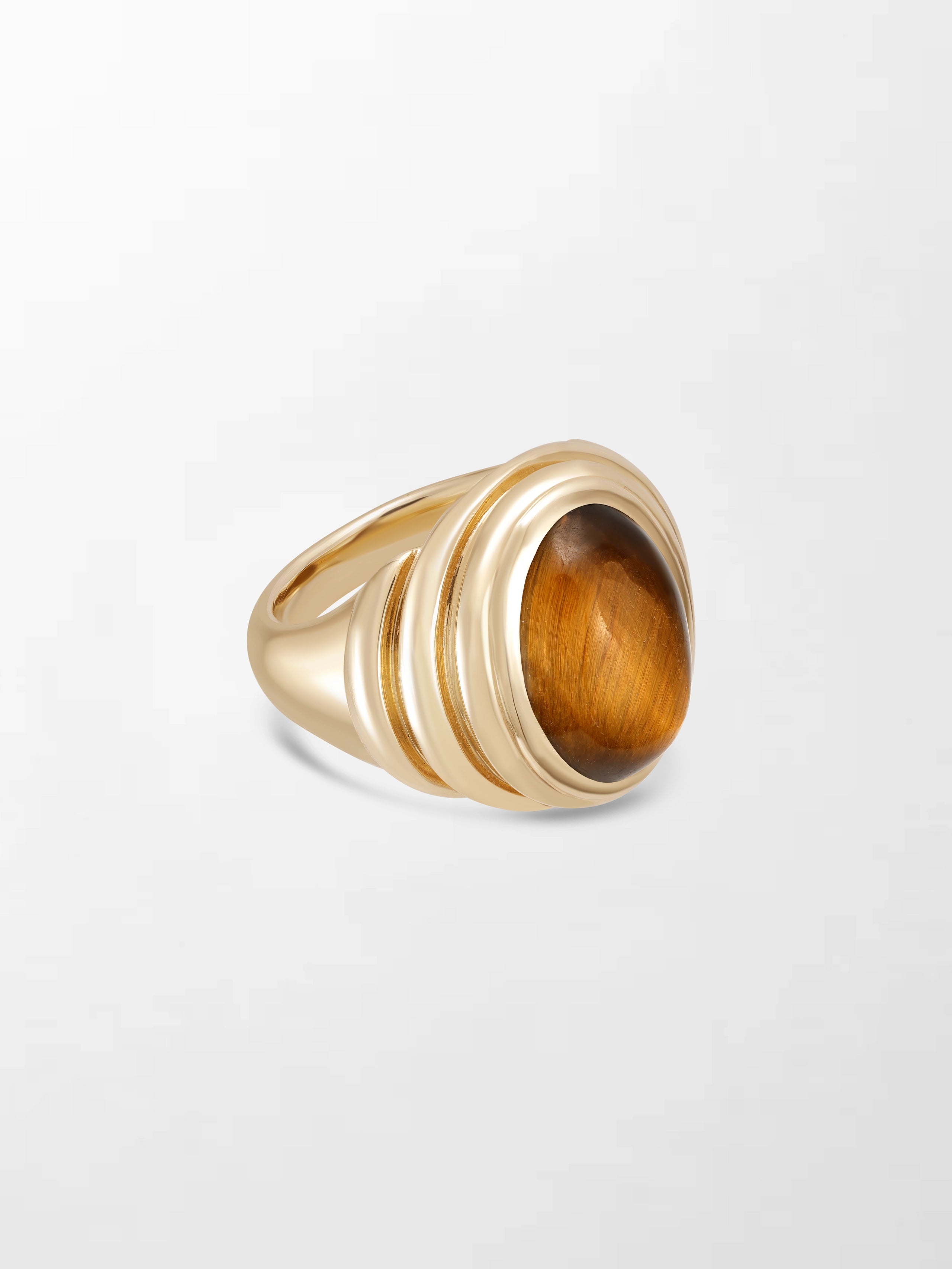 Tiger's Eye Gold Ring
