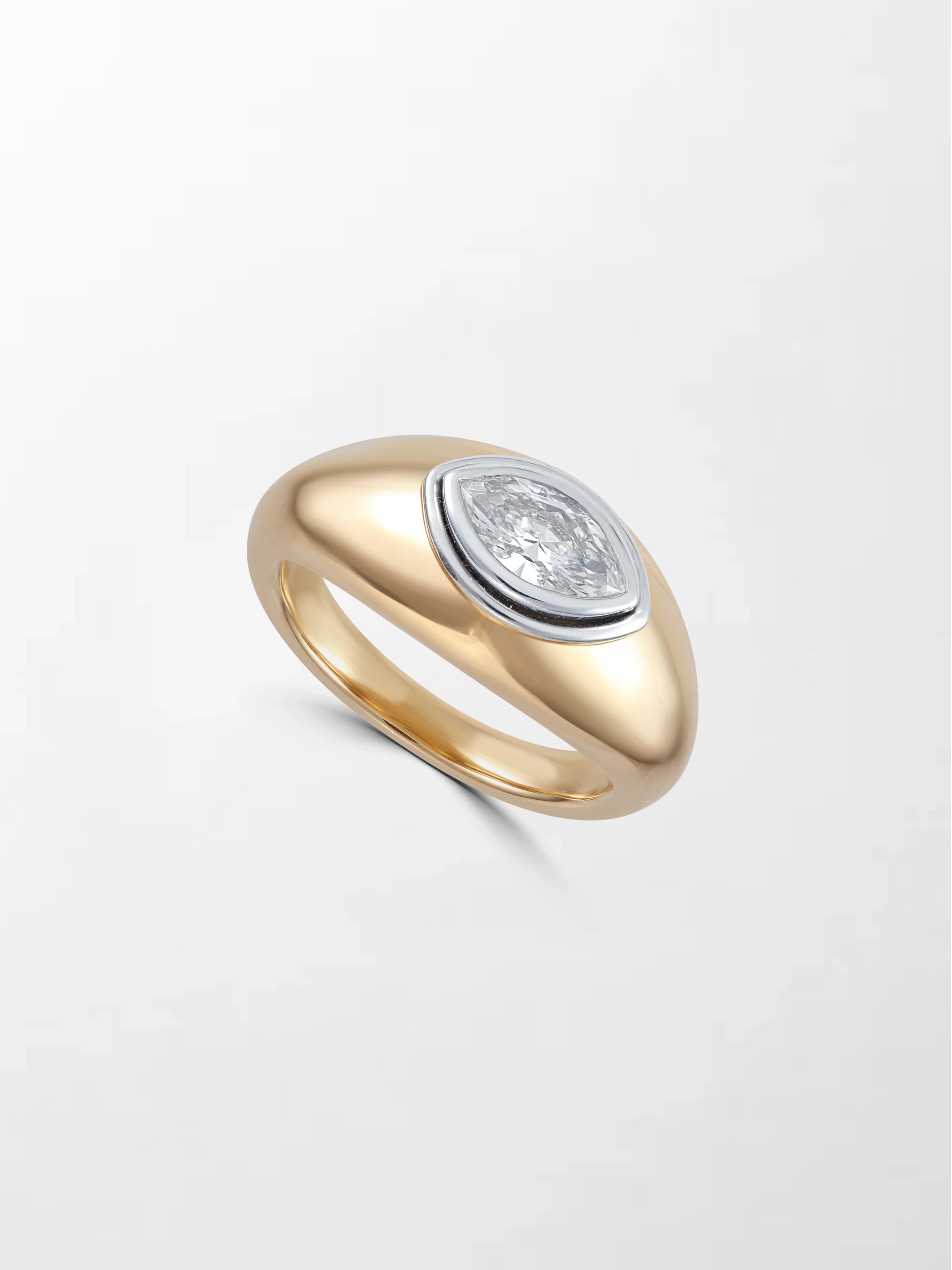 Marquise Canvas Ring