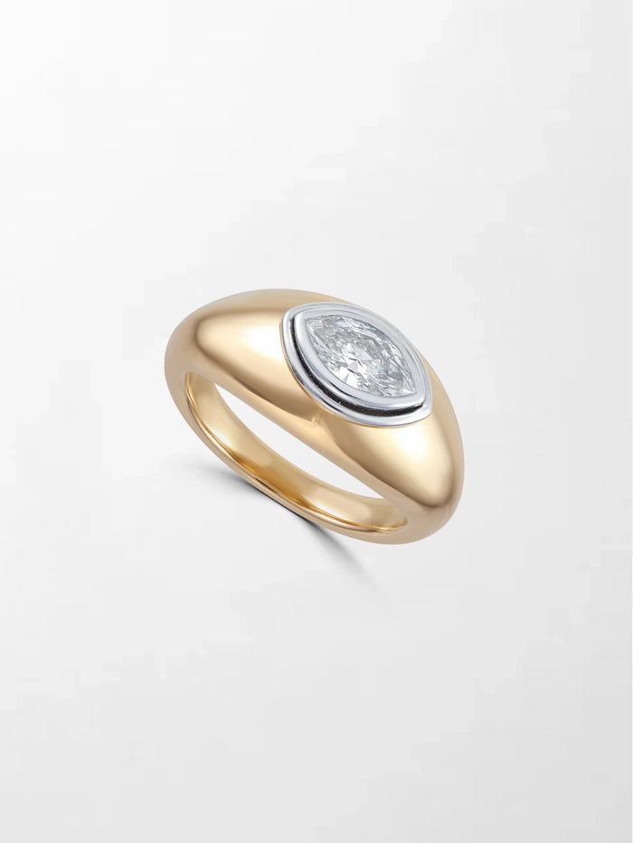Marquise Canvas Ring