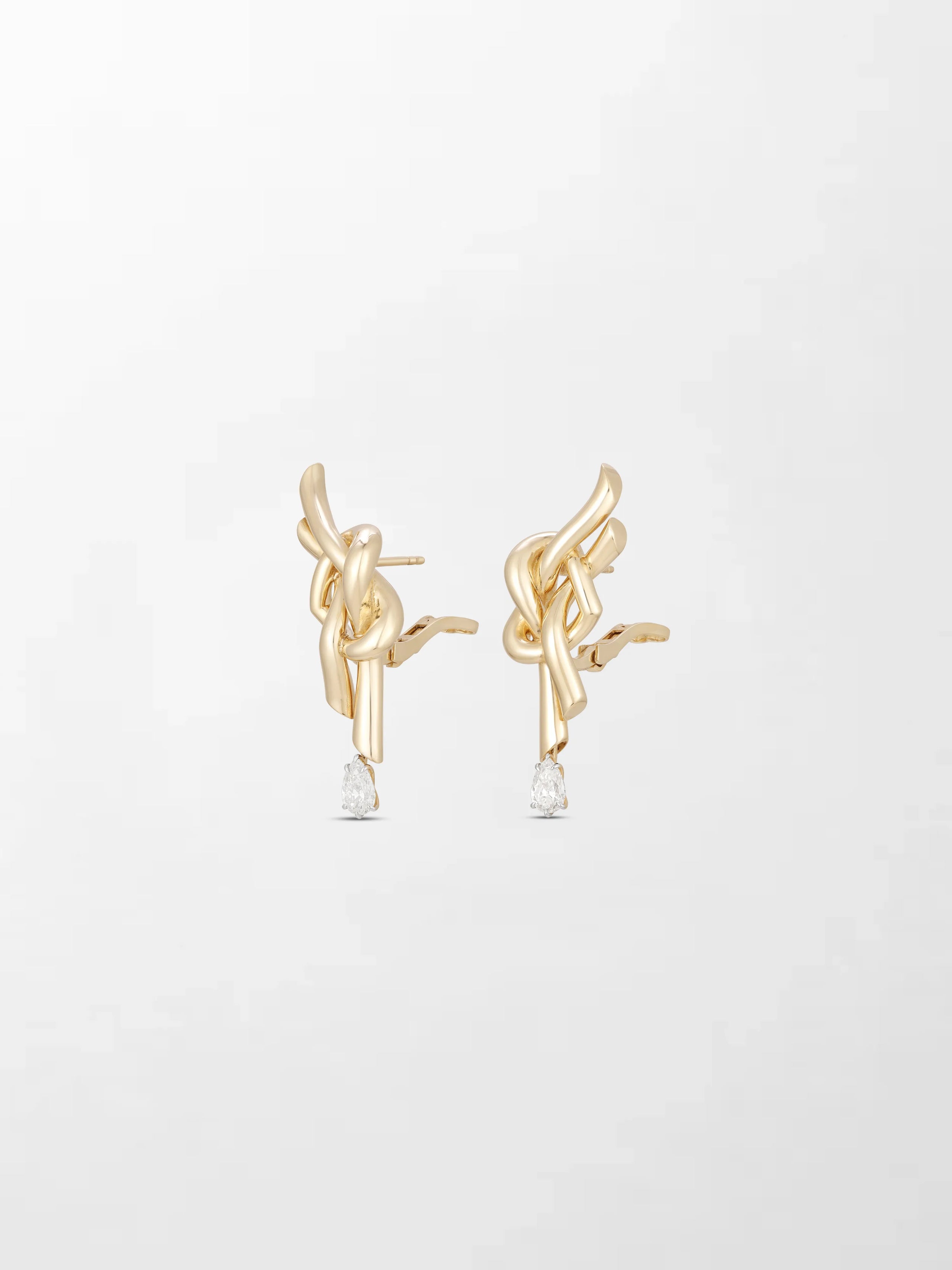 Heart Knot Earring