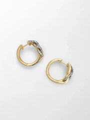 Heart Knot Hoops
