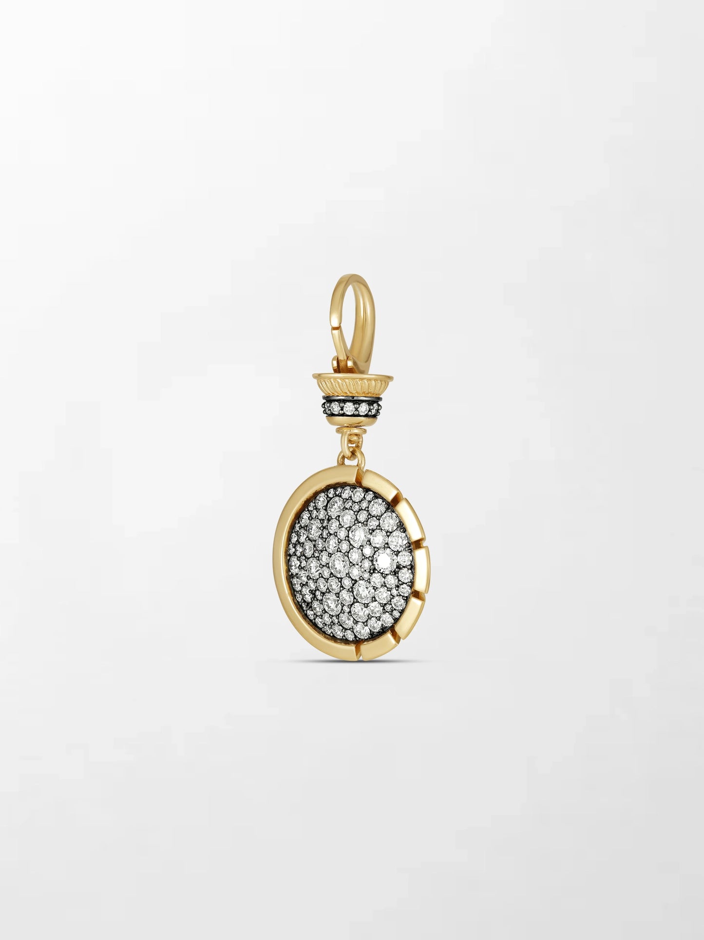 Split Bezel Midnight Pendant