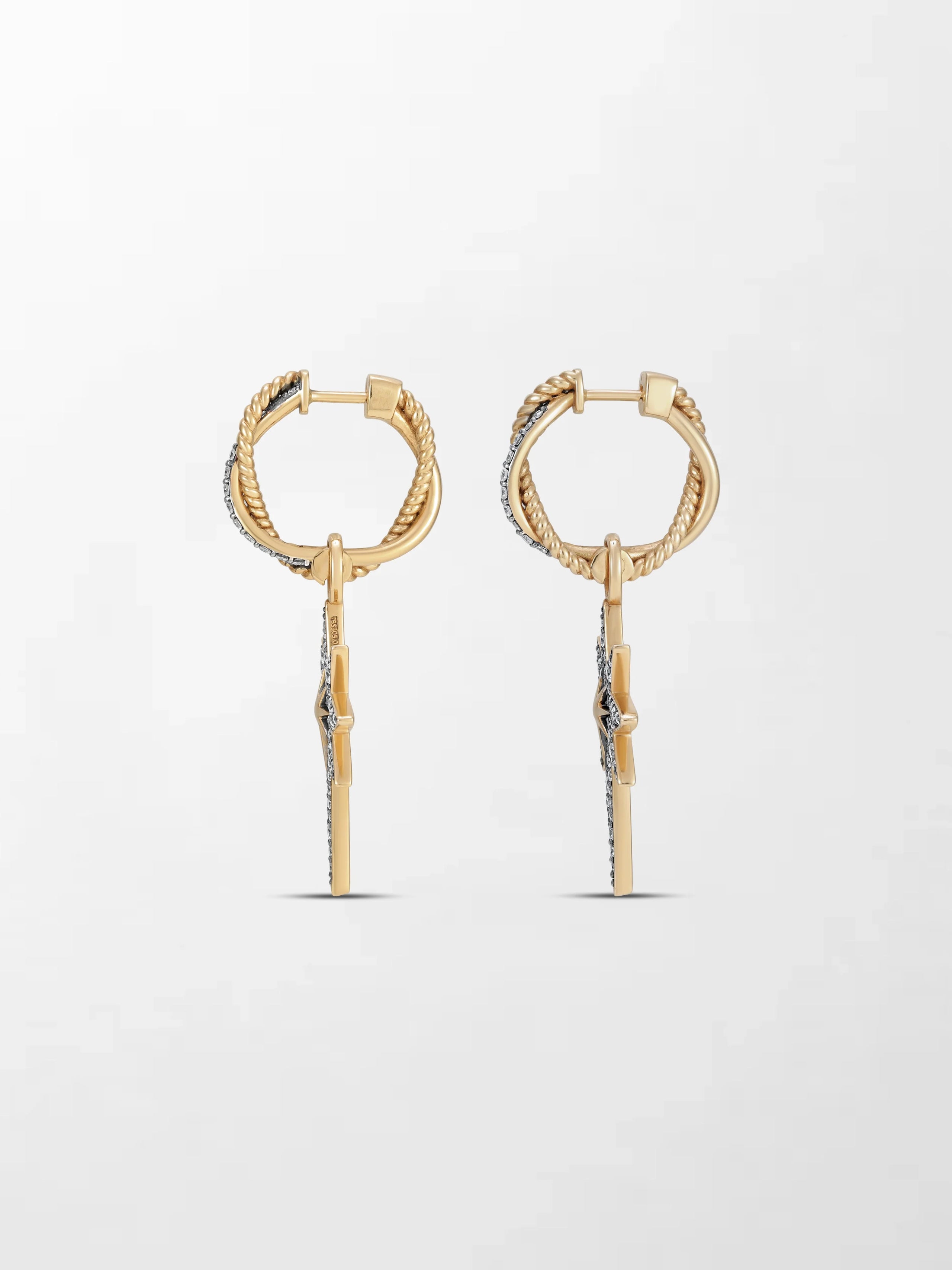 Victorian Star Drop Earrings