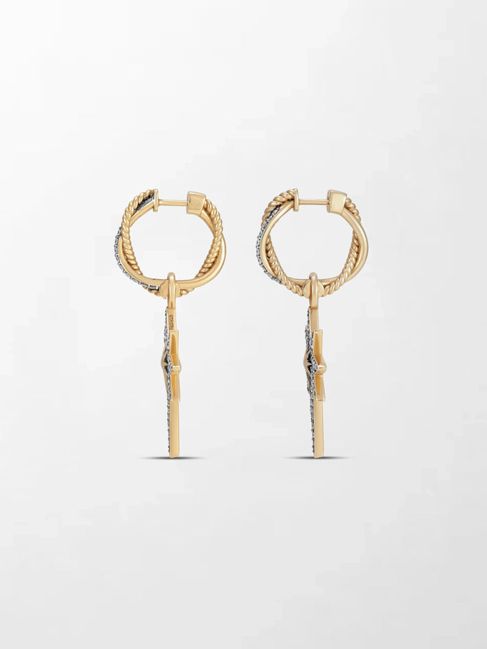 Victorian Star Drop Earrings