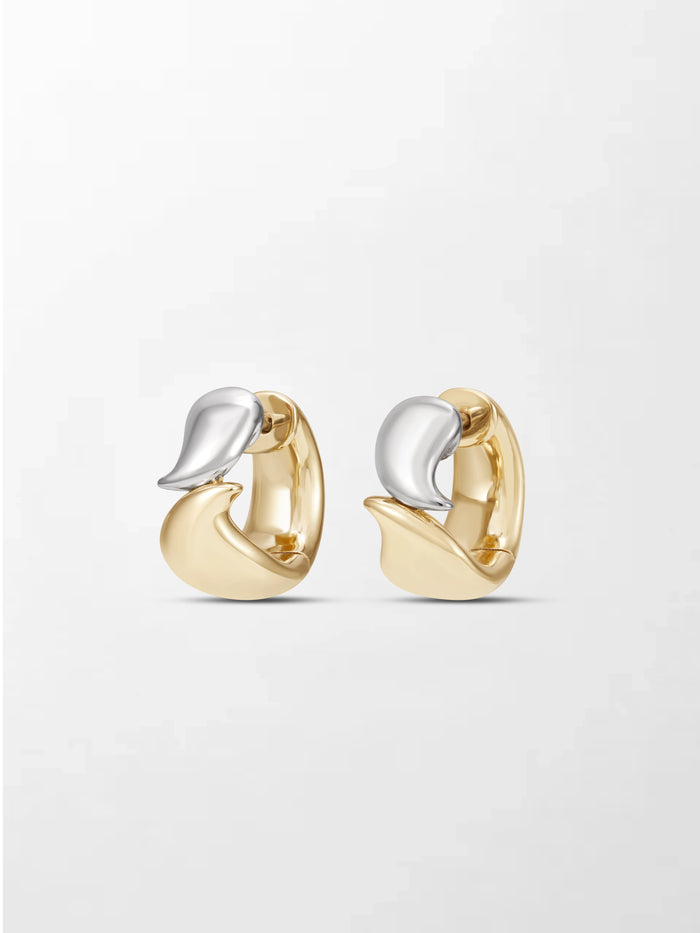 Baby Twin Gold Flick Earring