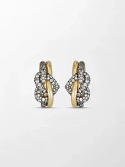 Heart Knot Hoops