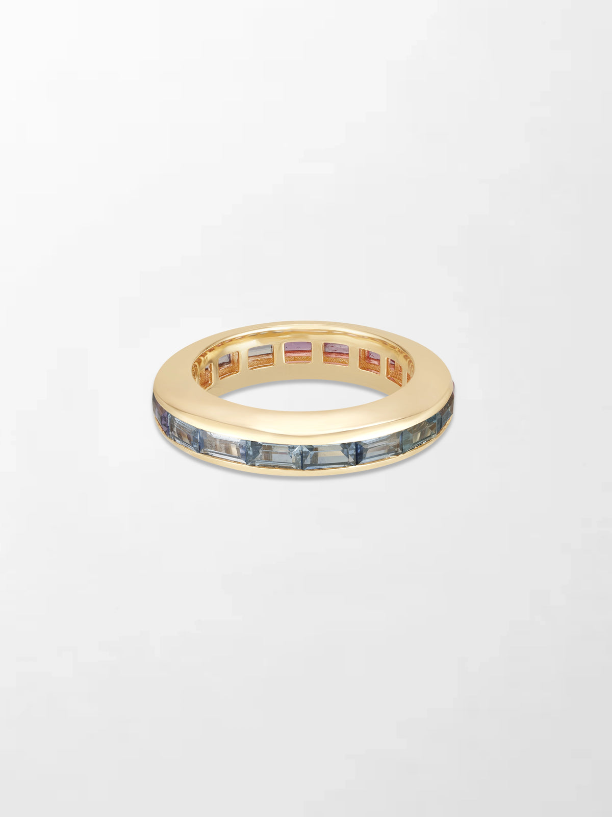 Multi Sapphire Sphere Ring