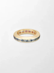 Multi Sapphire Sphere Ring