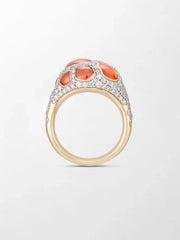Giraffe Hessonite Ring