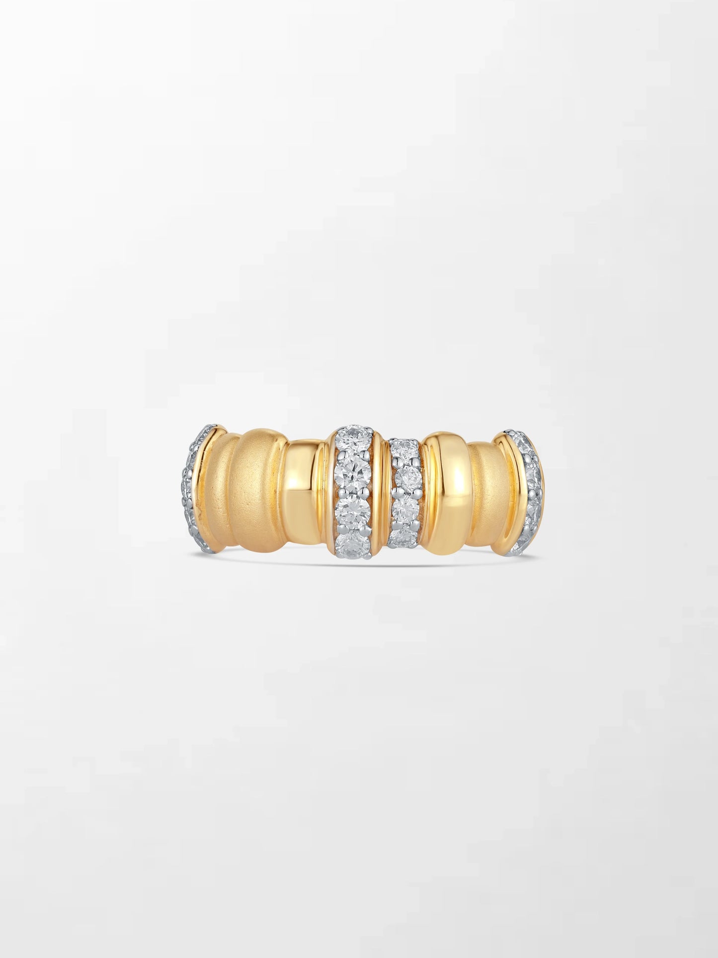 Grooved Gold Band