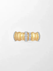 Grooved Gold Band