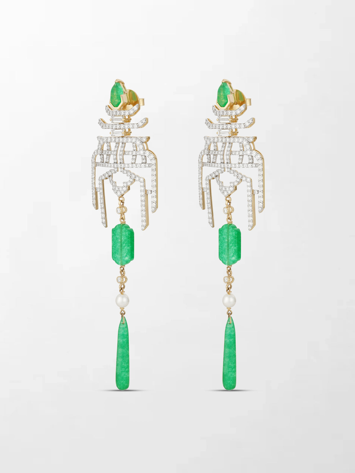 Moon Gate Chandelier Earring