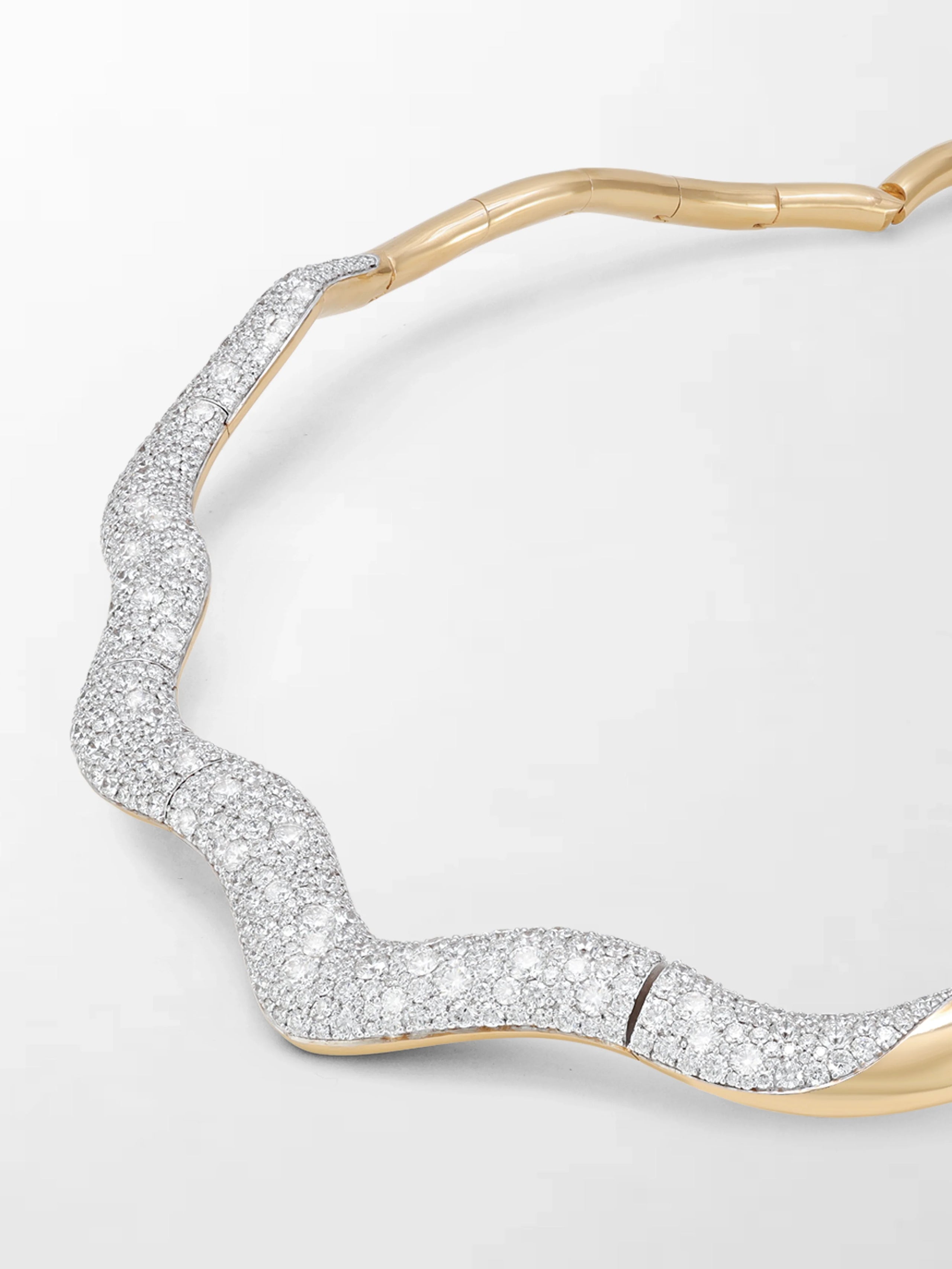 Wave Diamond Necklace