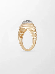 Pavé Rise Pinky Ring