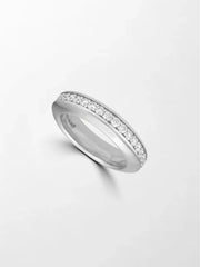 Snow Sphere Diamond Band