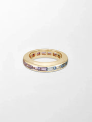 Multi Sapphire Sphere Ring