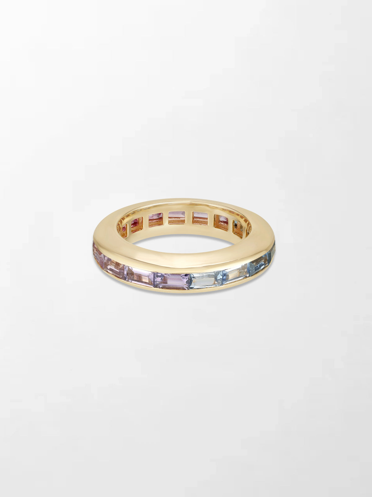 Multi Sapphire Sphere Ring