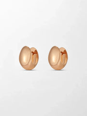 Rose Curve Huggies 18K