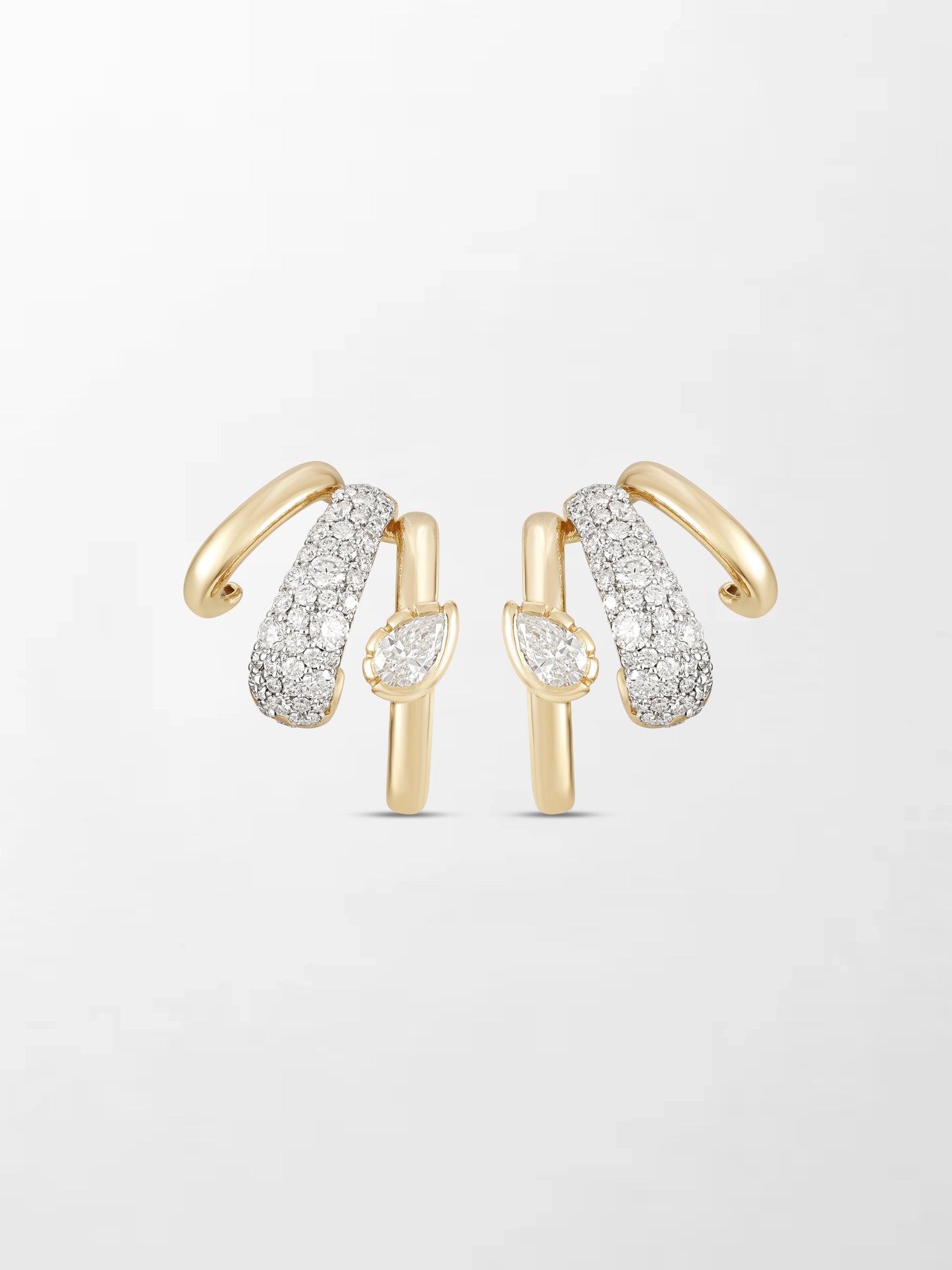Pear Claw Earring