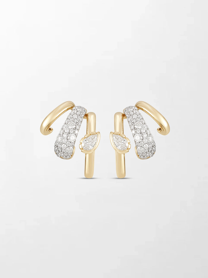 Pear Claw Earring