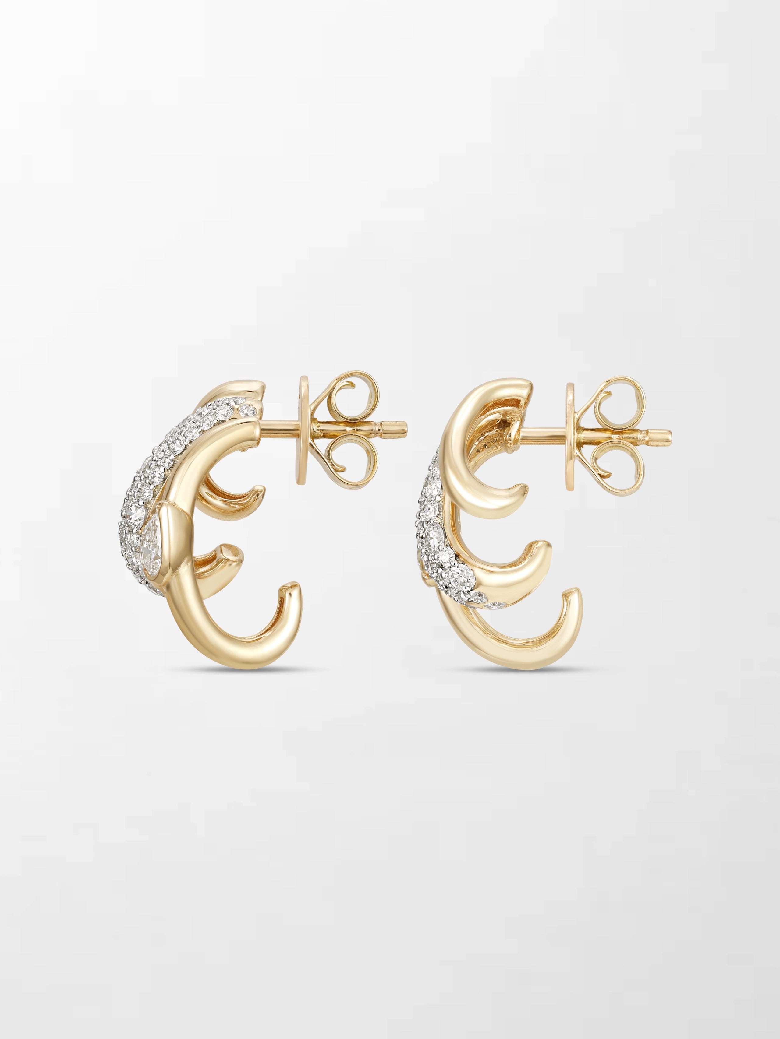Pear Claw Earring