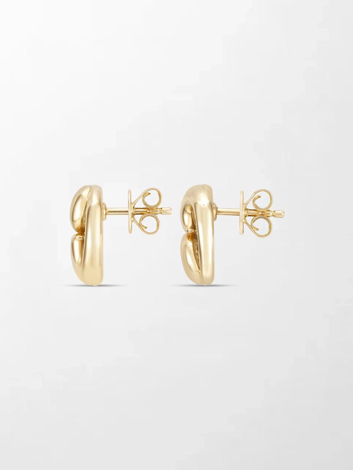 Yin - Yang Flick Diamond Studs