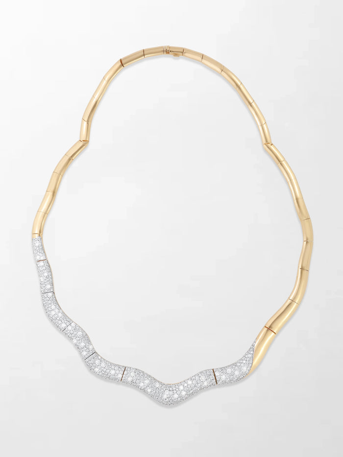 Wave Diamond Necklace