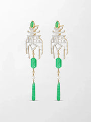 Moon Gate Chandelier Earring
