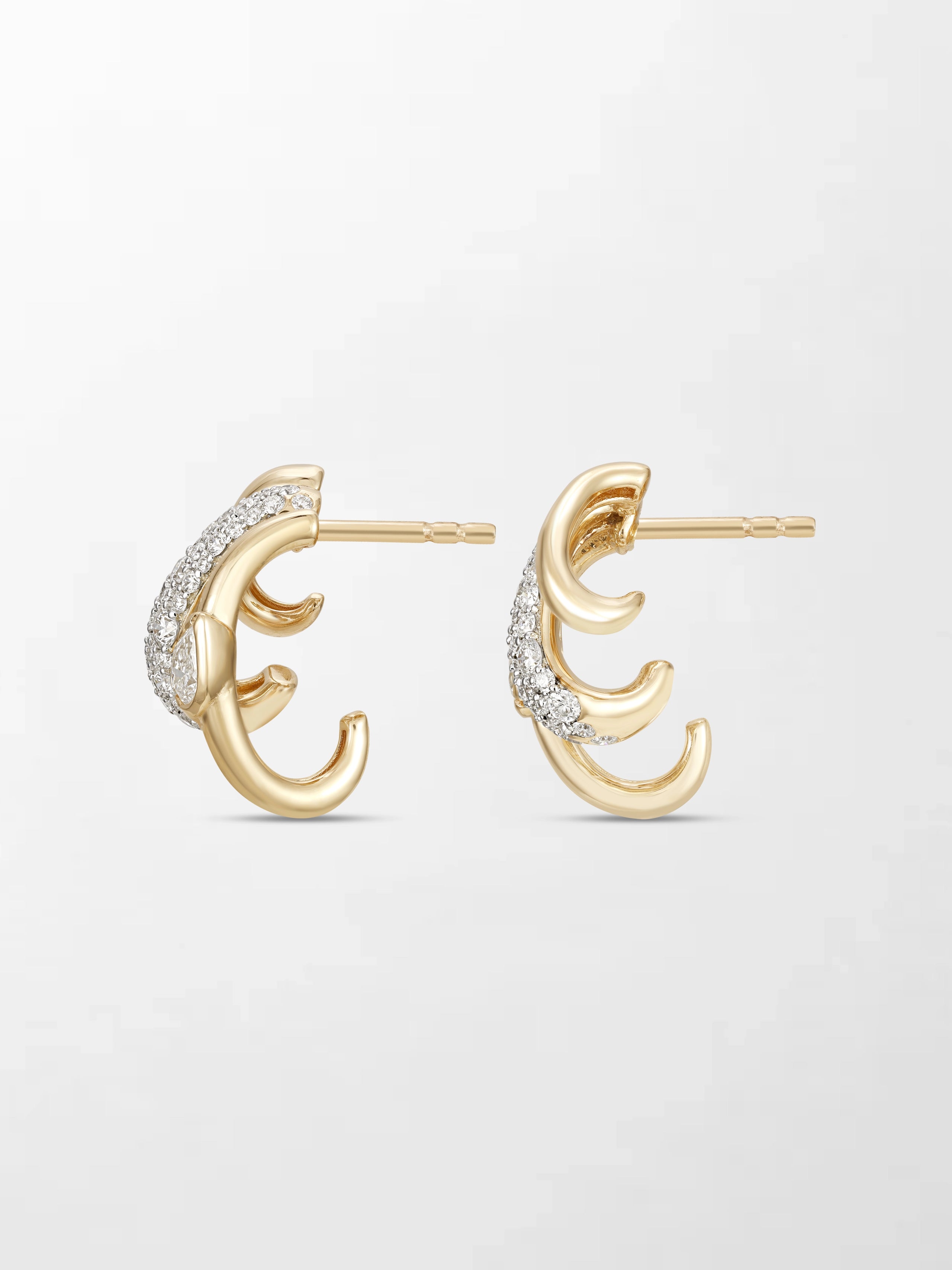 Pear Claw Earring